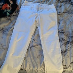 Old navy pixie fit white pants